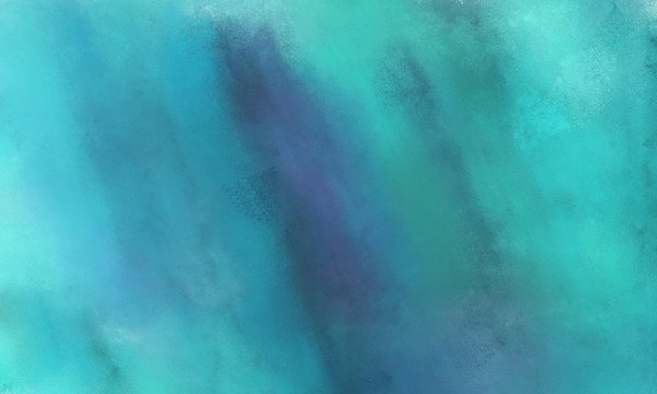 abstract steel blue, medium turquoise and teal blue colored diffuse painted background. can be used as texture, background element or wallpaper