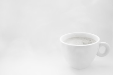Beverage cups on a white background
