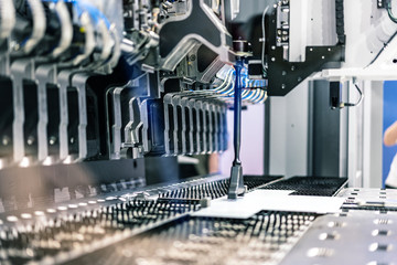 machine tool in factory