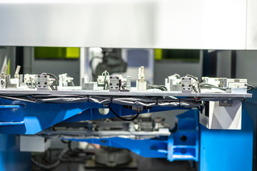 machine tool in factory