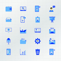 Collection Of Icons For Internet