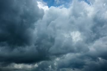 Black Storm Cloud On Sky