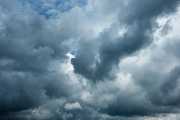 Black Storm Cloud On Sky