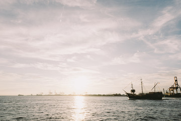 Fototapeta premium Landscape with sea
