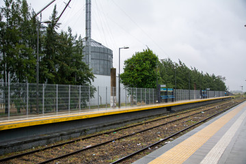 ferrocarril en el campo