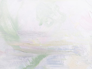 Blurry white pale background. Hand painted relax abstract texture.
