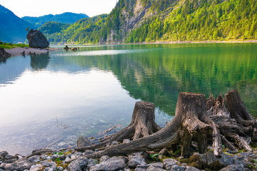  Lake Gosau (Gosausee) in the Austrian Lake District