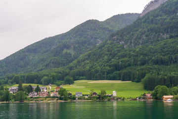 Fototapeta na wymiar St. Wolfgang and Lake Wolfgang, Austria