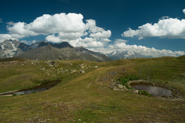 Koruldi lakes in Caucasus mountains, Georgia