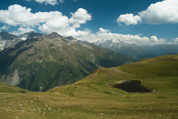 Koruldi lakes in Caucasus mountains, Georgia