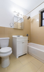 interior of modern bathroom