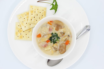 クラムチャウダー