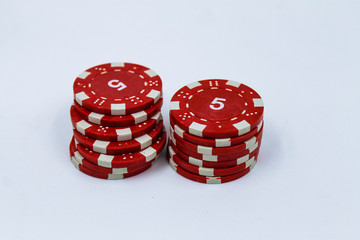 stack of poker chips