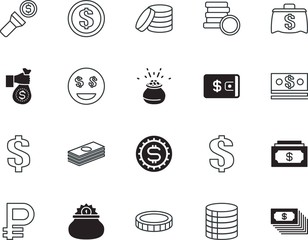 cash vector icon set such as: abundance, face, sale, light, cartoon, giving, rubles, businessman, purse, facade, happy, win, objects, character, template, torch, card, russia, relationship, rubl