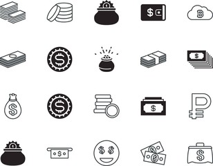 cash vector icon set such as: pictogram, jackpot, face, smiley, heap, button, clipart, eyes, communication, emotion, russian, russia, big, rubles, cheerful, cloud, yellow, sale, expression, bitcoin