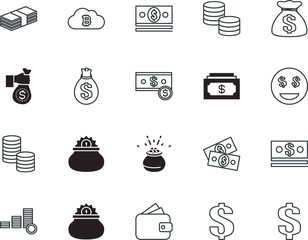 cash vector icon set such as: businessman, cartoon, arm, signs, minimal, bit-coin, cloud, presentation, holding, smart, shadow, pictogram, collection, electronic, company, funny, expression, earnings