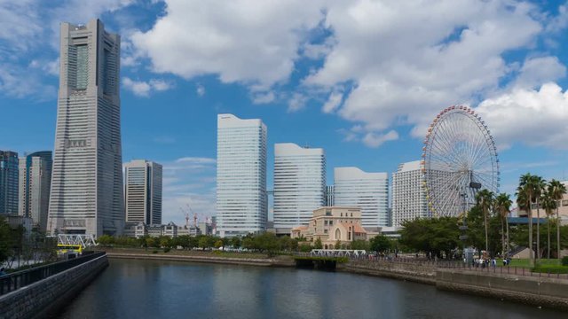 横浜　タイムラプス　4K 