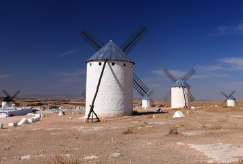 Don Quixote&rsquo;s Windmills in La Mancha, Spain