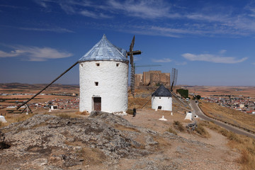 Don Quixote&rsquo;s Windmills in La Mancha, Spain