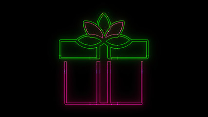 Christmas Icon Neon Gift 