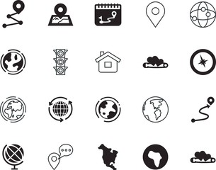 map vector icon set such as: electricity, emblem, cottage, minimal, icons, connected, knowledge, architecture, geo, homepage, residential, road-map, mobile, rose, silicone walley, urban, navigator