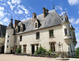 Fototapeta na wymiar Logis du château de Chaumont-sur-Loire