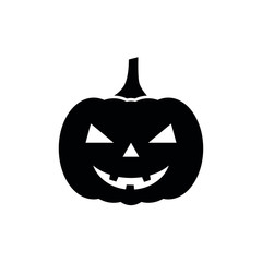 pumpkin icon. Happy Halloween,  Thanksgiving 