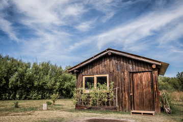old wooden house