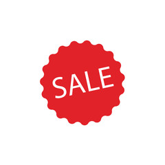 Sale icon isolated on white background. Vector illustration.