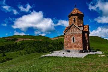 Fototapeta na wymiar small church in countryside