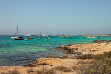 boat on the beach-Formentera