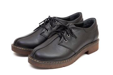 Black half boots