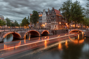 Obraz premium Canal Amsterdam