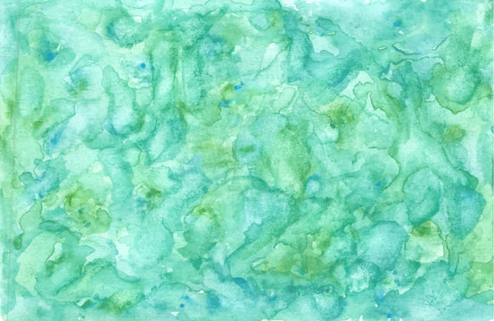 green and blue marine watercolor background