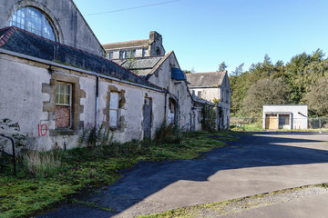 Part of Bangour Village Hospital; Dechmont, near Livingston, Scotland.  The site has been unused since the last patients in 2004. - 292577298