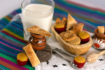 pan dulce miniatura leche tablilla chocolate