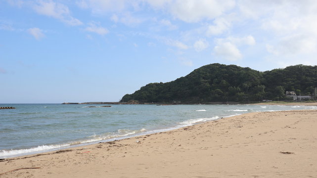 beach and sea