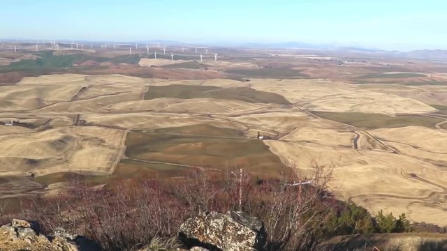 Rolling hills of Steptoe Butte, Washington