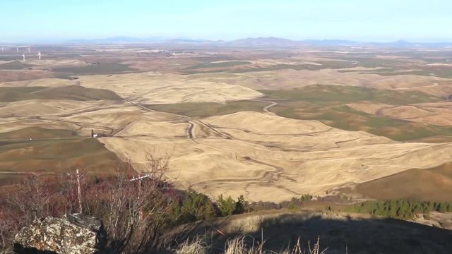 Rolling hills of Steptoe Butte, Washington