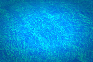 Pool water background with darkened edges, texture