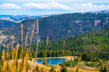 lake in the mountains