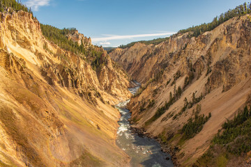 river in canyon