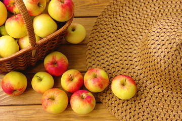apples in a basket