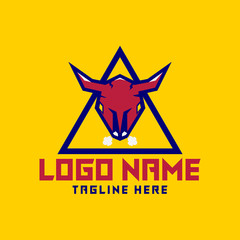 Angry bull logo