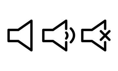volume icons , vector