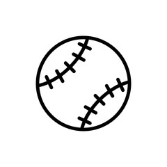baseball and stick icon