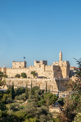 Fototapeta na wymiar Jerusalem Citadel - The Old City