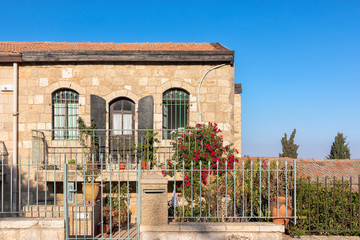 The Old Yemin Moshe Neighborhood in Jerusalem