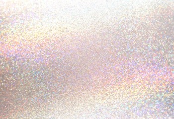 Glitter light pearl tint background. Brilliant dust abstract precious surface. Shimmer hologram pastel crystal texture. Celebration elite illustration.