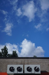 blue sky and clouds